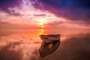 boat on the beach